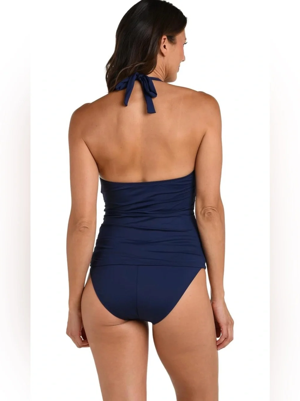 La Blanca Womens Island Goddess Halter Tankini Swimsuit Top